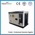 7kVA refrigerado a ar Soundproof motor diesel gerador elétrico